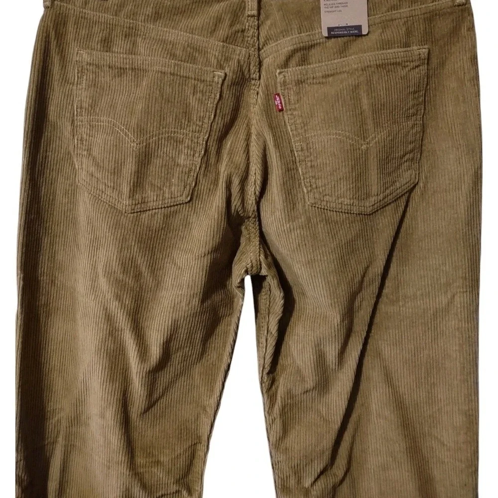 Corduroy Pants Levi's Low Pro Tan Brown 31x30 Womens Boho Cabin Core‎ Streetwear